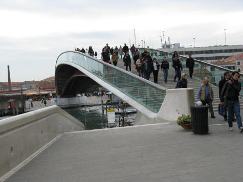 Calatrava Bridge in Venice Italy