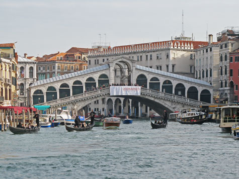 Rialto Bridge in Venice Italy