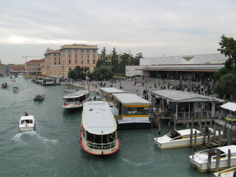 Santa Lucia Train Station in Venice Italy