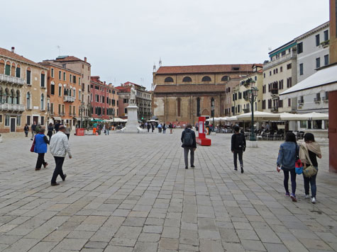 Santo Stefano Church in Venice Italy